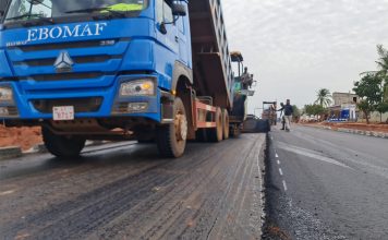 Togo/ Route De Ségbé : Le Maire Djikounou visite le chantier…