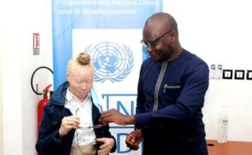 Social/Togo :PNUD à offert des verres médicaux et des enveloppes financières aux membres de l’ANAT