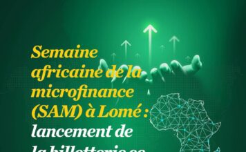 Togo :Semaine africaine de la microfinance : Ouverture de la billetterie..