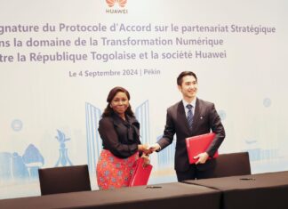 Togo/TIC : le gouvernement et Huawei ont signé un partenariat stratégique…