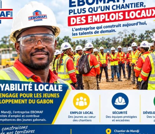 YOMBI-MANDJI : EBOMAF, UN CHANTIER QUI CRÉE AUSSI DE L’EMPLOI LOCAL